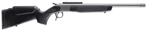 CVA CR4438S Scout Takedown 350 Legend 1rd 22" Stainless Fluted Threaded Barrel, Stainless Steel Receiver w/Picatinny Rail, Adj Comb & LOP Black Synthetic Stock