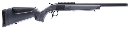 CVA CR4443 Scout  450 Bushmaster 1rd 22" Blued Threaded Barrel, Blued Picatinny Rail Receiver, Stealth Gray Fixed Synthetic Stock