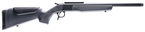 CVA CR4441 Scout  400 Legend 1rd 20" Blued Threaded Barrel, Blued Picatinny Rail Receiver, Stealth Gray Fixed Synthetic Stock
