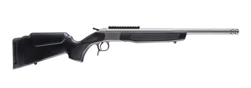 CVA CR4434S Cascade Takedown 223 Rem 1rd 20" Matte Stainless Steel Threaded Barrel & Receiver w/Picatinny Rail, Black Synthetic Stock