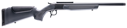 CVA CR4436 Scout  6.5 Creedmoor 1rd 20" Blued Threaded Barrel, Blued Picatinny Rail Receiver, Stealth Gray Fixed Synthetic Stock