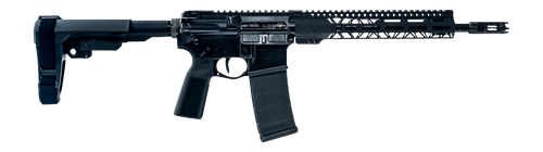 Faxon Firearms FXPRO6A125GA1075 Pro  6mm ARC 10+1 12.50" Black Nitride Match Grade Threaded Barrel, Black Aluminum Receiver w/Picatinny Rail, M-LOK Handguard, Black SB Tactical SBA3 Brace, Ergonomic G