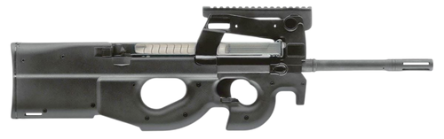 FN 3848950463 PS90  5.7x28mm 50+1 16" Black Ported Barrel, Black Aluminum Receiver, MIL-STD 1913 Rail, Matte Black Synthetic Bullpup Stock w/Thumbhole, Ambidextrous