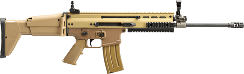 FN 985012 SCAR 16s NRCH 5.56x45mm NATO 16.25" Barrel,   30+1, Flat Dark Earth Anodized Receiver, FDE Telescoping Side-Folding Stock With Adjustable Cheekpiece, Optics Ready
