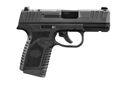 FN 66101414 Reflex MRD Micro-Compact Frame 9mm Luger 10+1, 3.30" Black Target Crown Steel Barrel, Black PVD Optic Ready/Serrated Steel Slide & Polymer Frame w/Picatinny Rail, Ambidextrous