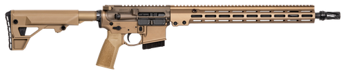 Geissele Automatics 08374S GFR Maritime RECCE 6mm ARC 16", Desert Dirt Rec/Handgaurd, Black Furniture, Magpul PRS Lite Stock, OEM Polymer Grip, Flash Hider, 15" M-LOK Handgaurd, Ambi Safety
