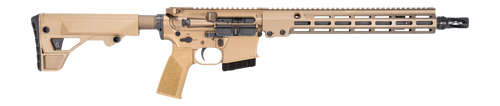 Geissele Automatics 08654S GFR Recce MOD1 6mm ARC 8+1 14.50" Threaded Barrel, Desert Dirt Cerakote Aluminum Receiver w/Picatinny Rail, M-LOK Handguard, Mil-Spec 6 Position Buffer Tube, DD Polymer Geis