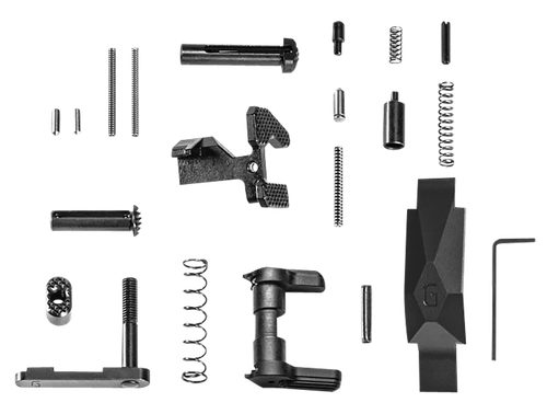 Geissele Automatics  Ultra Duty Lower Parts Kit Black, Ambi Safety, Oversized Bolt Release/Catch for AR-15