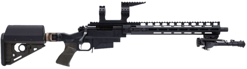 Larue Tactical LTBCSIETE308W OD Green  308 Win 5+1 Match Grade Threaded Barrel, 15" M-LOK Handguard, Black Picatinny Rail Receiver, Adj RAT OD Green Stock, A-PEG OD Green Grip, Briefcase, Bipod