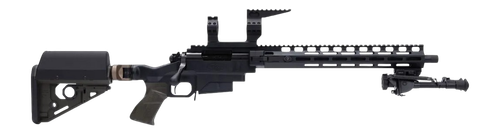 Larue Tactical LT-BC-SIETE-65CM Siete Tactical Briefcase 6.5 Creedmoor 5+1 17" Black Match Grade Threaded Barrel, Black Aluminum Receiver w/Picatinny Rail, M-LOK Handguard, LaRue RAT Black Polymer Sto