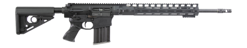 Larue Tactical LTMRGGA308W145 LT10  308 Win 20+1 14.50" Black Threaded Barrel, Black Aluminum Receiver w/Picatinny Rail, M-LOK Handguard, Larue R.A.T Black Polymer Stock, A-PEG Grip