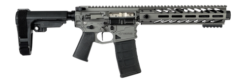 Nemo Arms BL-300-8P Battle-Light  300 Blackout 30+1 8" Black Threaded Barrel, Tungsten Anodized Aluminum Receiver w/Picatinny Rail, M-LOK Handguard, Black Polymer SB Tactical SBA3 Brace, Magpul MOE Gr