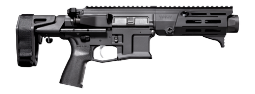 Maxim Defense  PDX  300 Blackout 5.50" Black Threaded Barrel, Black Anodized Receiver w/Picatinny Rail, M-Slot Handguard, Black Polymer Maxim SCW Pistol Brace, Black Polymer Grip, Ambidextrous