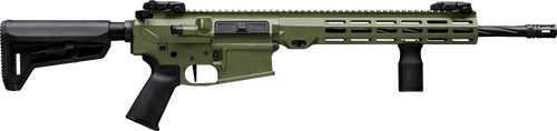 Maxim Defense MXM49684 MD10 L 308 Win 20+1 16" Fluted Barrel, Bazooka Green Cerakote Finish, M-LOK Handguard, Black Magpul Furniture, SL-K Stock, MVG Grip, MBUS Sights, Blackout Defense Flat Trigger