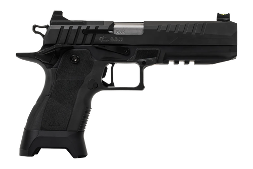 Oa Defense  2311  Full Size 9mm Luger 17+1 5" Stainless Barrel, Black Steel Optic Ready/Serrated Slide, Black Aluminum Frame w/Picatinny Rail, Black Polymer Grip, Ambidextrous