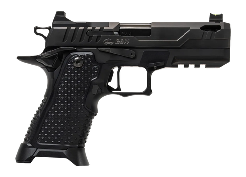 Oa Defense  2311 Pro Elite Compact Frame 9mm Luger 21+1 4.25" DLC Black Steel Optic Ready/Serrated Slide, Black Aluminum Frame w/Picatinny Rail, Black Aluminum Grip, Ambidextrous