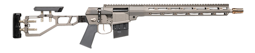 Q LLC MINIFIX55616INGRAY Mini Fix  5.56x45mm NATO 16" Tapered Barrel, Gray, Fully Adjustable Folding Stock, Magpul K Grip, 15" Q-Sert Handgaurd, AR/M4 Style Mag, Cherry Bomb Brake, Ambi Controls
