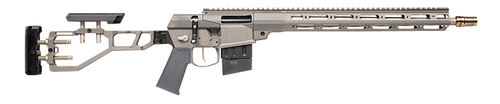 Q LLC MINIFIX55616INGRAY Mini Fix  5.56x45mm NATO 16" Tapered Barrel, Gray, Fully Adjustable Folding Stock, Magpul K Grip, 15" Q-Sert Handgaurd, AR/M4 Style Mag, Cherry Bomb Brake, Ambi Controls