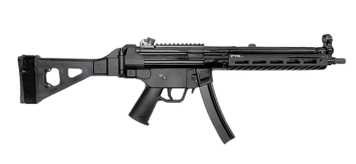 PTR 9LTBR-0090101 9LTBR  9mm Luger 30+1 12.50" Black Nitride Threaded Barrel, M-LOK Handguard, Black Anodized Aluminum Receiver w/Picatinny Rail, Black Synthetic SB Tactical Brace, Black Polymer Grip