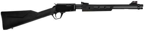 Rossi  Gallery  Pump 22 WMR 12+1 20", Black, Polished Steel Barrel/Rec, Synthetic Stock, Fiber Optic Sights
