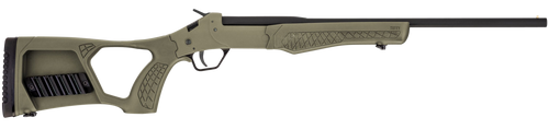 Rossi SSP1OD Tuffy Single Shot Youth 410 Gauge Break Open 3" 1rd 18.50" Matte Black Barrel, Matte Black Steel Receiver, OD Green Thumbhole Stock w/Shell Holder, Right Hand
