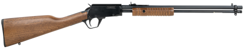 Rossi RP22W201WD Gallery  Full Size 22 WMR 12+1 20" Polished Black Steel Barrel & Receiver, Hardwood Synthetic Fixed Stock