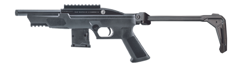 Rossi RS22P6BK-SMPB RS22  22 LR 10+1 6" Black Barrel, Matte Black Polymer Receiver w/Picatinny Rail, Accessory Rail Forend, Black Polymer Pistol Brace, AR Style Grip
