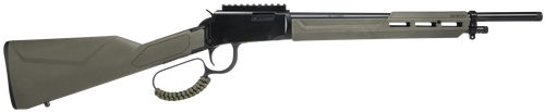 Rossi RL22161STOD Rio Bravo Tactical 22 LR 10+1 16.50" Polished Black Oxide Steel Threaded Barrel, Picatinny Rail Matte Black Aluminum Receiver, Fixed OD Green Synthetic Stock