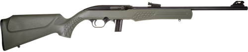 Rossi RS22L1811OD RS22  Semi-Auto 22 LR Caliber with 10+1 Capacity, 18" Barrel, Matte Black Metal Finish & Monte Carlo OD Green Synthetic Stock Right Hand (Full Size)
