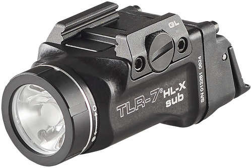 Streamlight 69503 TLR-7 HL-X SUB USB  Black 6000 Series Aluminum Glock 43x/48 1000 Lumens