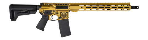 Shark Coast Tactical 300144100002CC FDE *CA Compliant 5.56 NATO 10+1 16" Black Melonite Threaded Barrel, Flat Dark Earth Cerakote Aluminum Receiver w/Picatinny Rail, M-LOK Handguard, Magpul MOE SL Bla