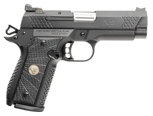 Wilson Combat 2EDCXCP9 EDC X9 2.0 9mm Luger 15+1 4" Stainless Fluted Barrel, Armor-Tuff Stainless Steel Tri-Top Cut Slide, Combat-Tuff Aluminum Frame w/Beavertail, Black Polymer Grip