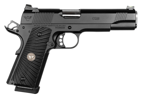 Wilson Combat CQBFS45 CQB  45 ACP 8+1 5" Full Size Carbon Steel Slide G10 Starburst Grip