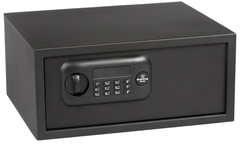 Bulldog BD1035 Digital Laptop Vault Standard Keypad/Key Entry Black Powder Coat Steel 17" x 14.50" x 7.70"