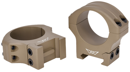 Warne 8520DE HyperLite  Dark Earth Cerakote MagnaFusion Alloy 34mm Tube Maxima/Weaver/Picatinny