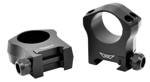 Warne 7202M Scope Rings Mountain Tech Matte Black 1" High 0 MOA