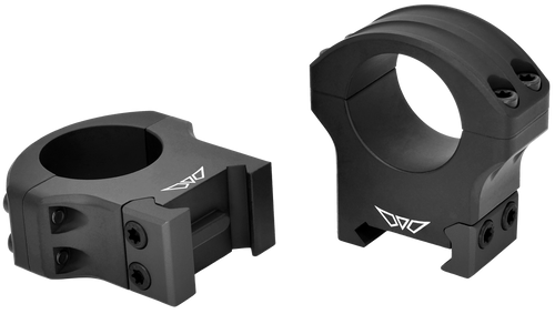 Warne 8502M HyperLite  Matte Black MagnaFusion Alloy 1" Tube High Maxima/Weaver/Picatinny