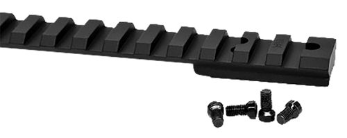 Warne V484M Vapor Picatinny Rail Black Anodized Ruger American Short Action, 0 MOA