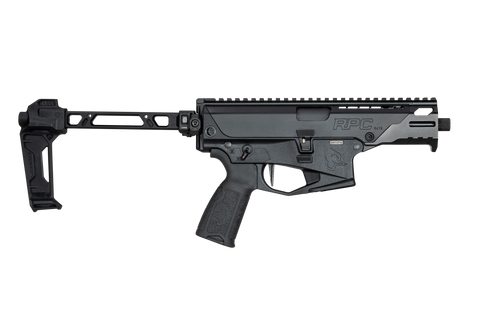 Taurus 1-RPC941-10SIB RPC  9mm Luger 10+1 4.50" Matte Black Threaded Barrel, Steel Receiver w/Picatinny Rail, M-LOK Handguard, Black S.I. Brace, Black Rubber Grip, Ambidextrous
