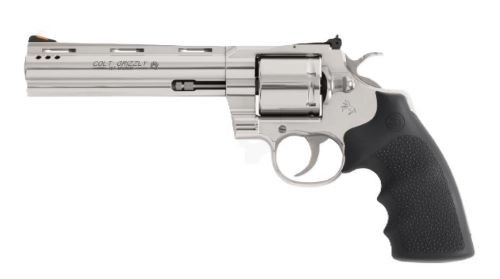 COLT GRIZZLY 357MAG 6" 6RD POLISHED STAINLESS HOGUE GRIPS