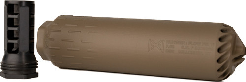 HUXWRX FLOW 762 TI KIT SUPPRESSOR W/ MUZZLE BRAKE FDE