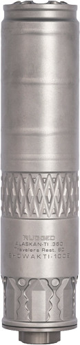 RUGGED SUPPRESSORS ALASKAN 360 TITANIUM R.U.M BEAD BLASTED