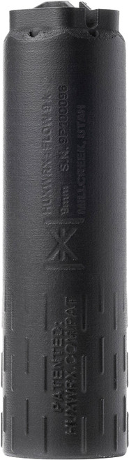 HUXWRX FLOW 9K SS SUPPRESSOR M13.5X1LH STICTION COMP BLACK