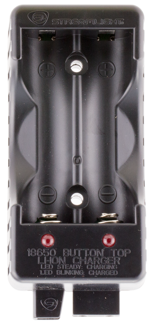 Streamlight 22100 Battery Charger Dual Channel Black 18650 Li-ion Rechargeable Battery