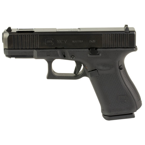 Glock 19C V 9mm Luger, 4.02" Barrel, 10+1, Black nDLC