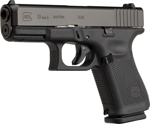 Glock G19 Gen5 FS 9mm Luger, 4.02" Barrel, 15+1, Black