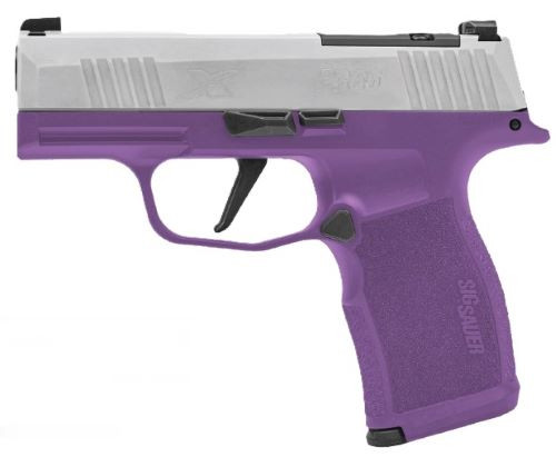 SIG P365X PURPLE RAIN 9MM 3.1" XRAY3 (2)12RD PURPLE/STAINLESS