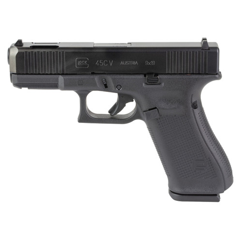 Glock 45C V 9mm Luger, 4.02" Barrel, 10+1, Black nDLC