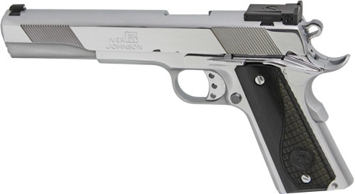 IVER JOHNSON EAGLE XL 10MM 6" ADJ POLISHED CHROME!