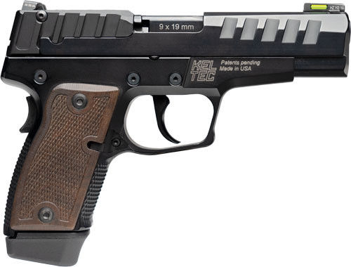 KEL-TEC P15 9MM COMPACT 15 RD HI-VIZ SGTS HC NITRIDE BLK